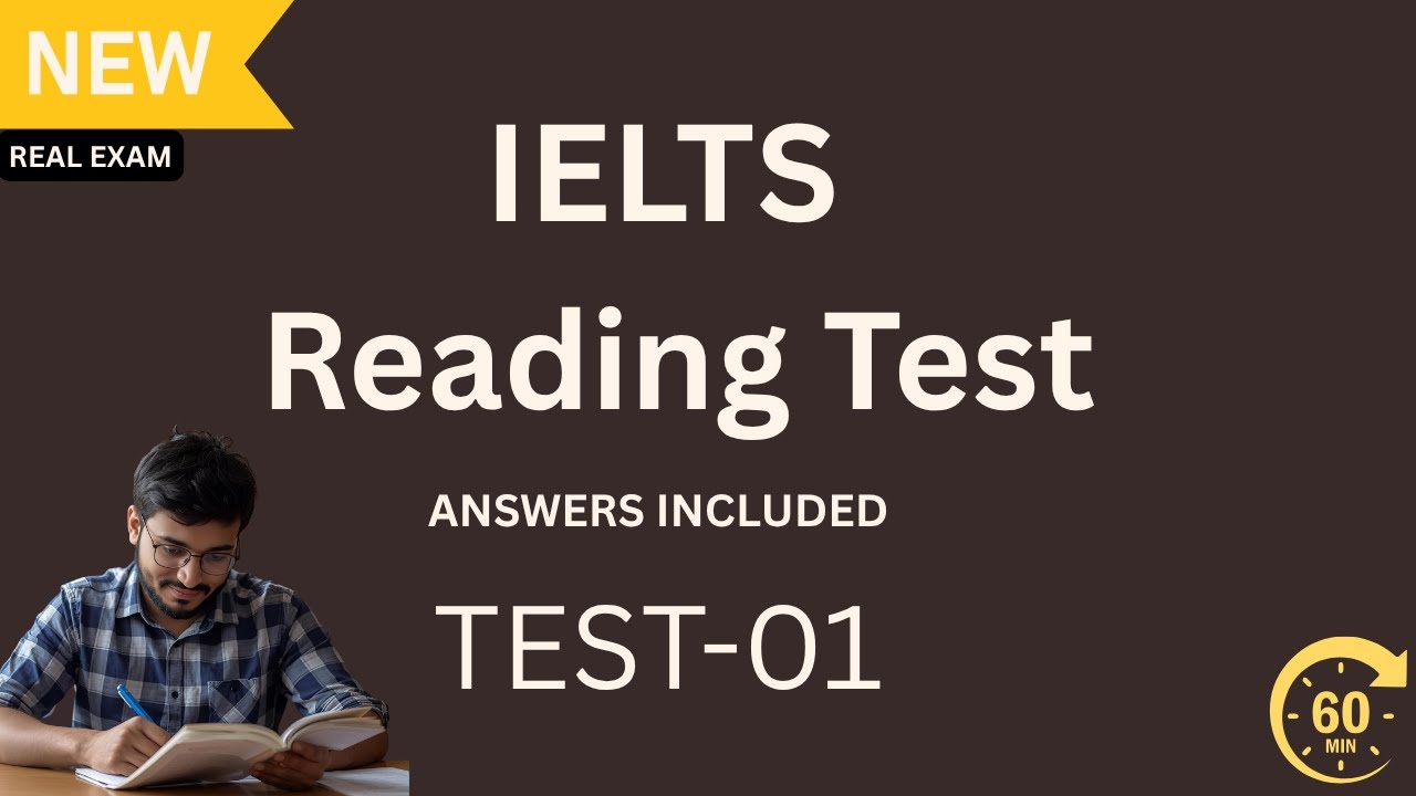 2025 IELTS Reading Academic: 1-Hour Full Mock Test – No Breaks, Real-Exam Format | Test-01