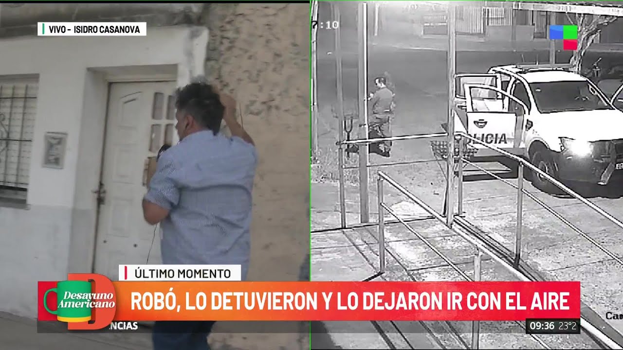 🔴 Isidro Casanova: la policía vio cómo un ladrón robaba, lo detuvieron y luego lo dejaron irse