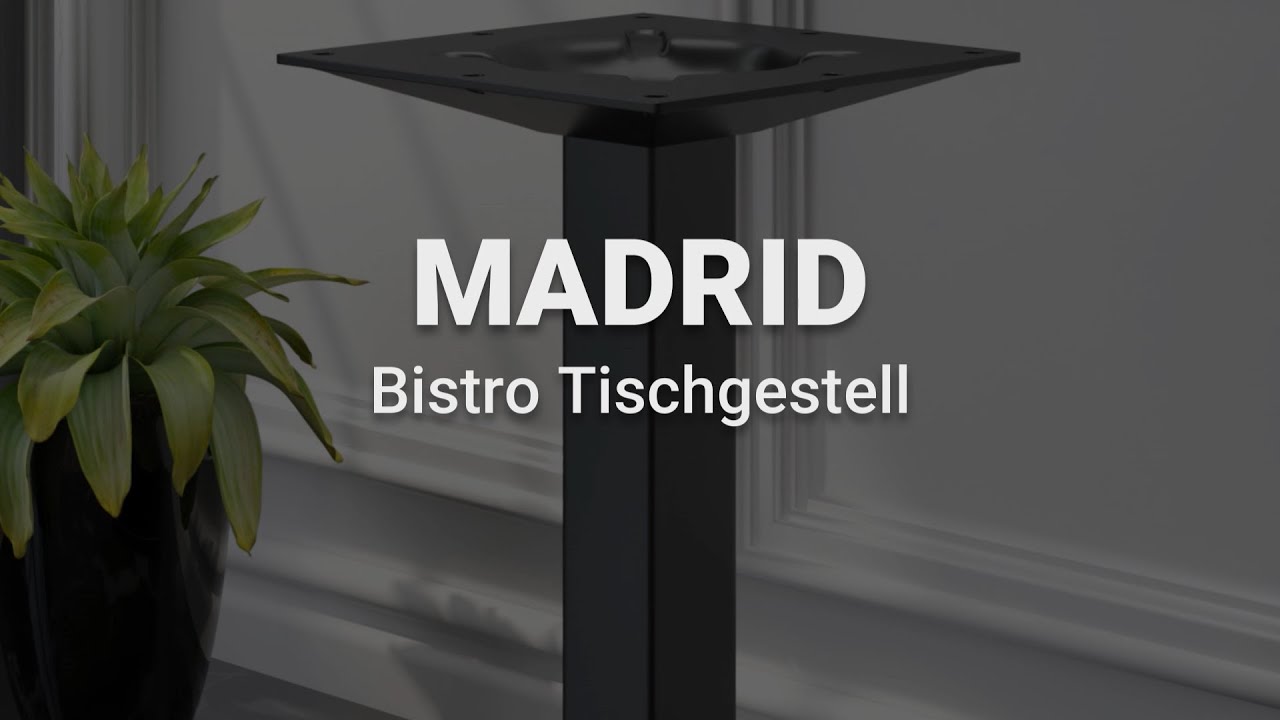 Bistro Tischgestell MADRID | Einzeltischgestelle