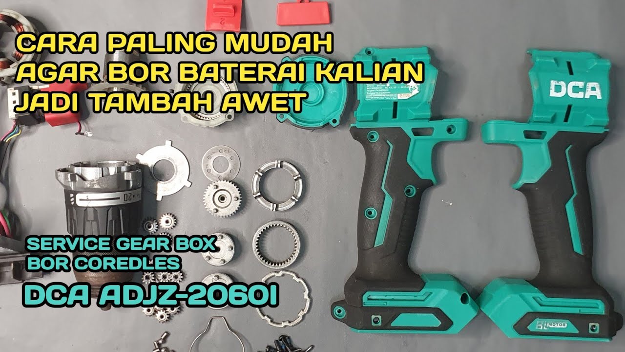 Service gear box bor baterai DCA ADJZ-2060i