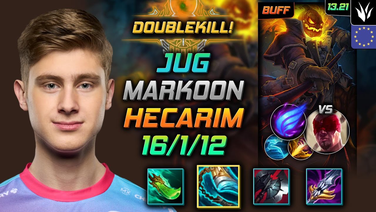 Hecarim Jungle Build Markoon Stridebreaker Phase Rush - LOL EUW Challenger Patch 13.21