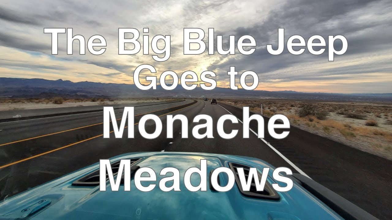The Big Blue Machine overlands through Monache Meadows | October 2023