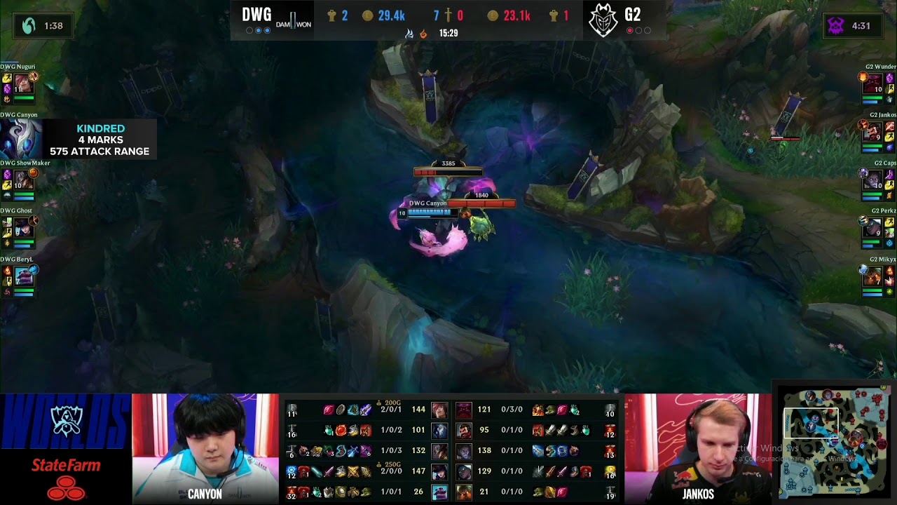 G2 vs DWG game 4 / casteo ibai / LoL Worlds 2020