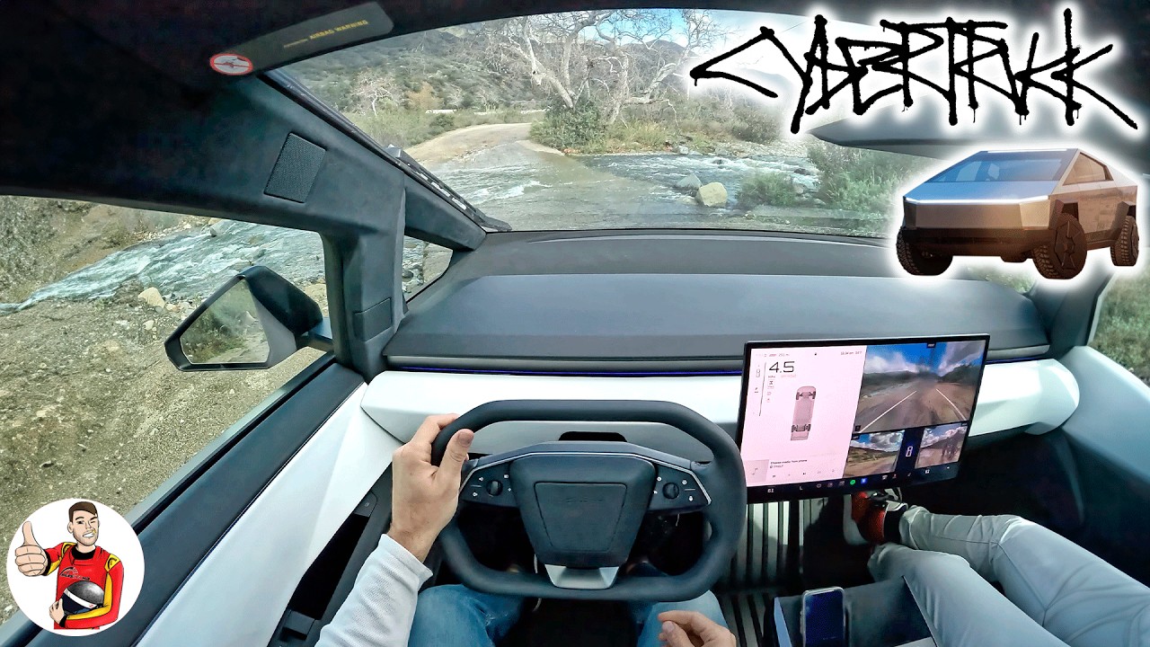 Tesla Cybertruck (первый заезд от первого лица)