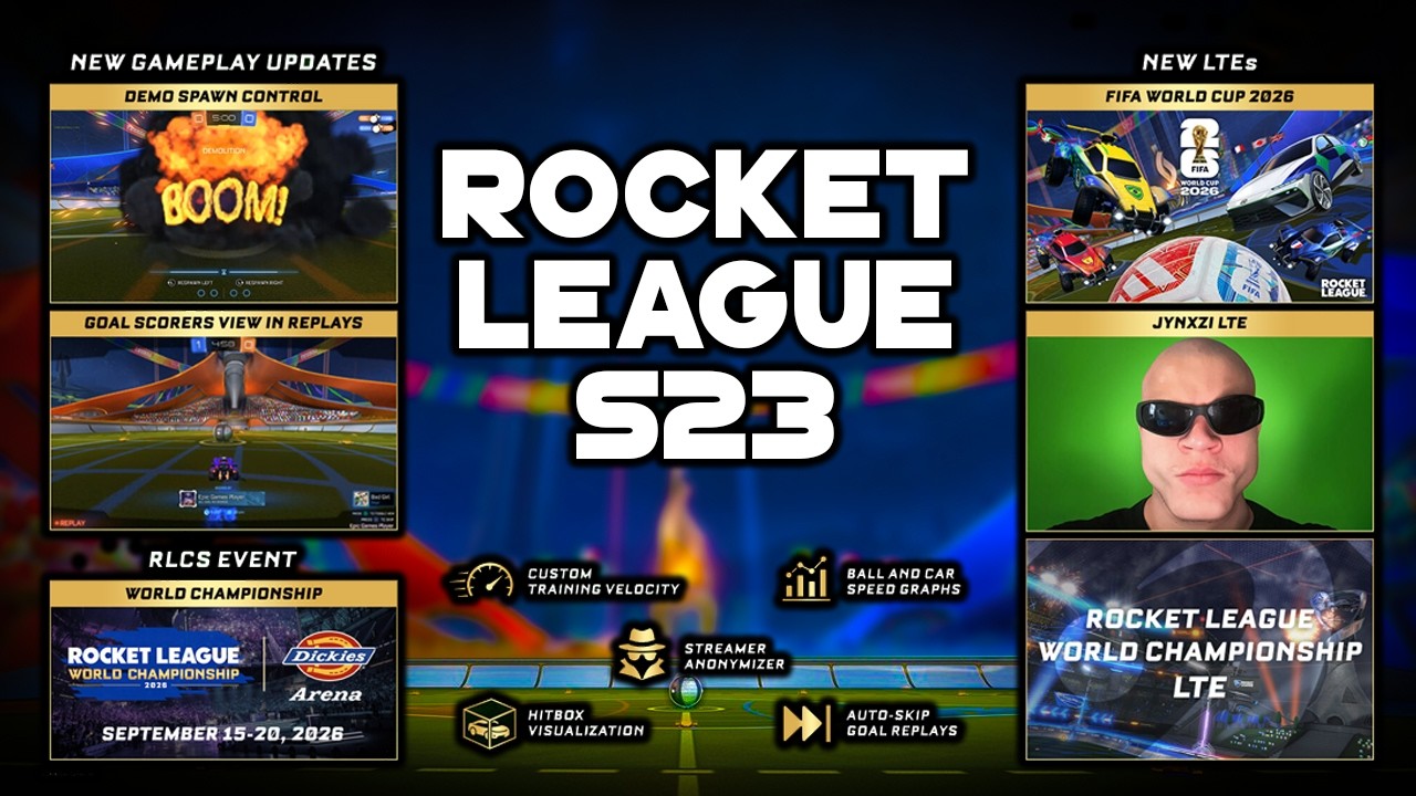 Rocket League Season 23: New Rewards & QoL Updates!