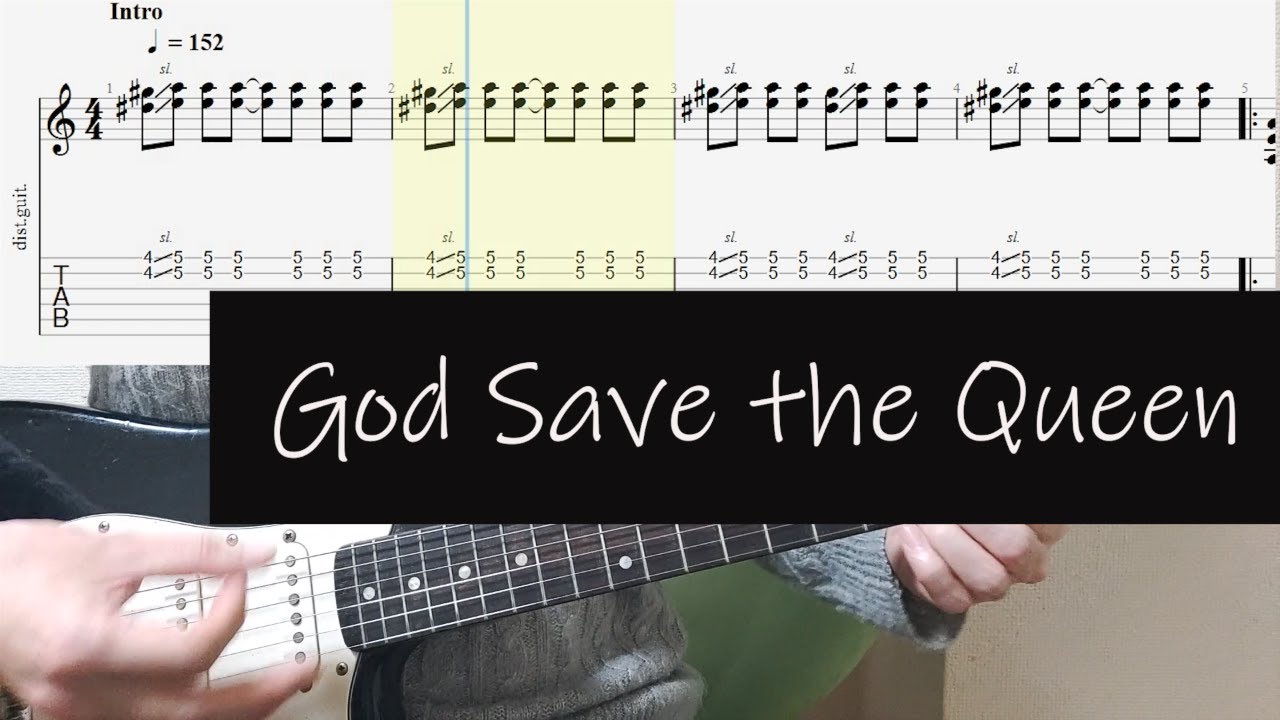 God Save the Queen - Sex Pistols | guitar tab easy