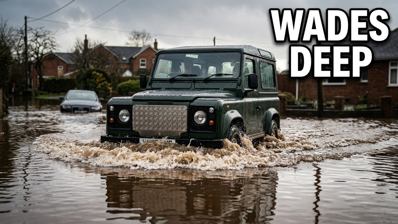 Land Rover Defender vs Dorset Floods 01/26 🌊