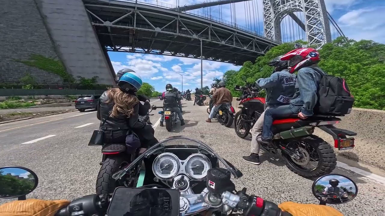 Distinguished Gentleman's Ride 2025 NYC. Downtown Stretch