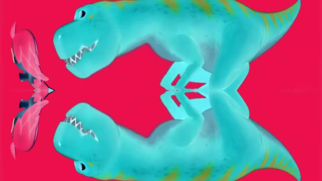 Hogi and the Dinosaur with Colorful Random and Wave Effects | Inspired and Sponsored by Klasky Csupo