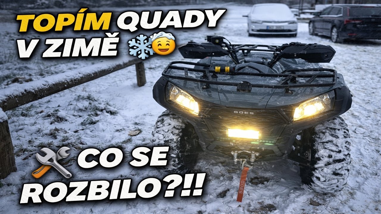 ZKOUŠKA GOESE PO PLAVÁNÍ! 🙏  FUNGUJE VŠECHNO? | Quad Vlog #69