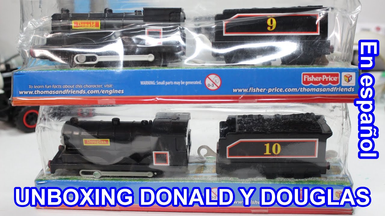 Trackmaster Unboxing Thomas y sus amigos Donald y Douglas