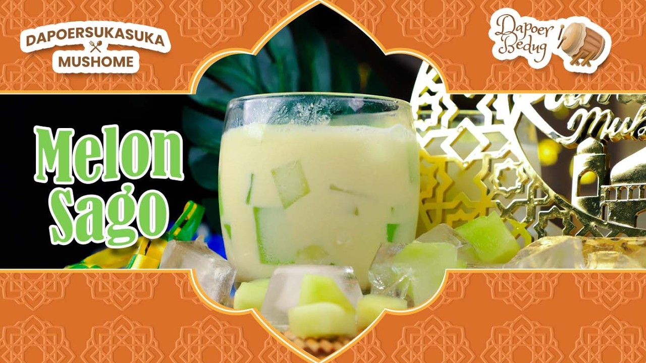 RESEP MELON SAGO CREAMY & SEGER! MENU TAKJIL BUKA PUASA PALING SIMPLE 🍈