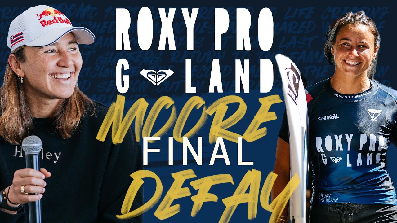 Carissa Moore vs Johanne Defay | Roxy Pro G-Land - Final Heat Replay