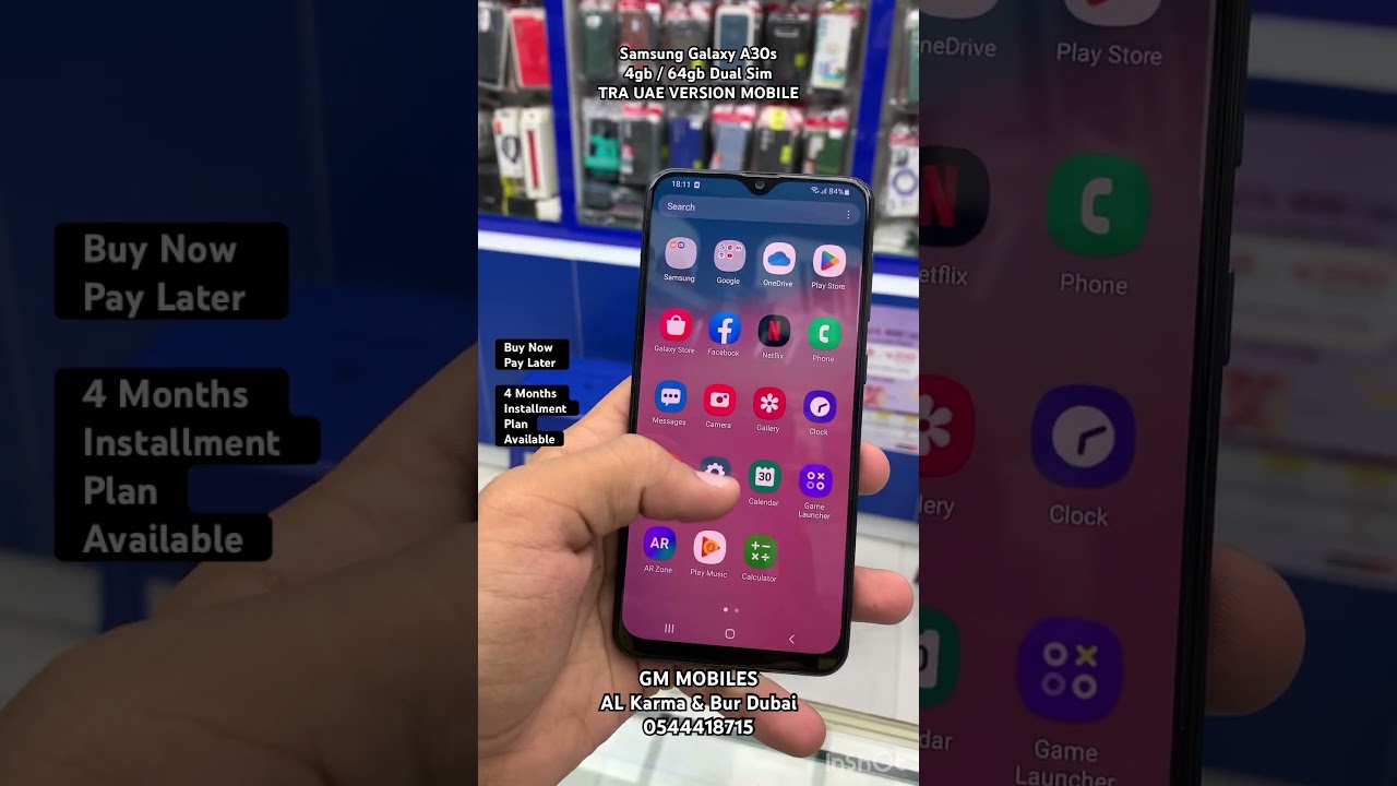 Samsung Galaxy A30s 4gb / 64gb Dual Sim TRA UAE VERSION MOBILE Used Mobile In Dubai Orignal phone