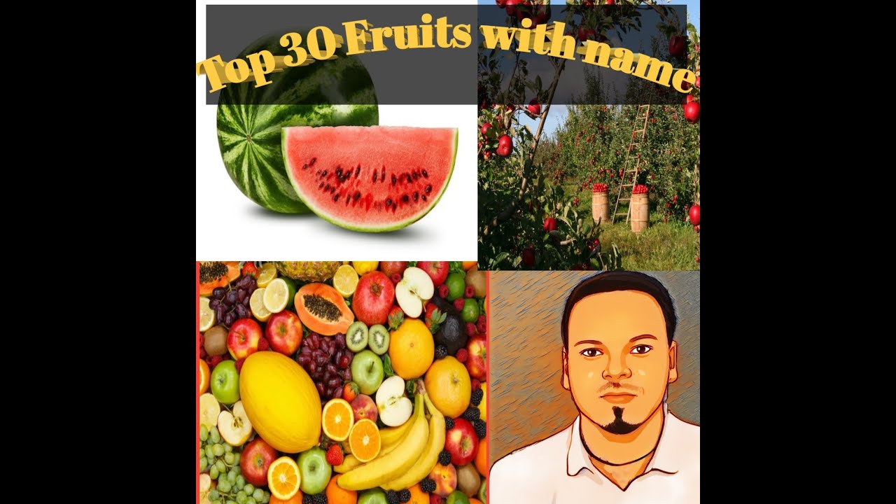 Top 30 fruits name in english