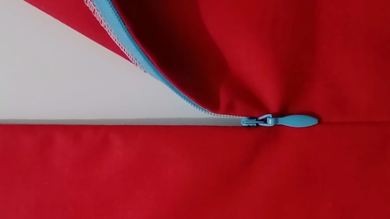Gizli fermuar nasıl dikilir? 🤐 Dikiş makinesinde düz ayakla gizli fermuar dikimi 🧵