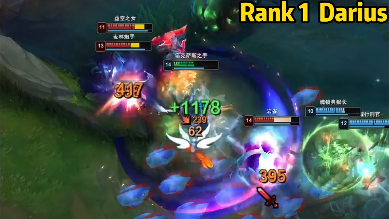 Rank 1 Darius: He is HARD CARRYING in High Elo!