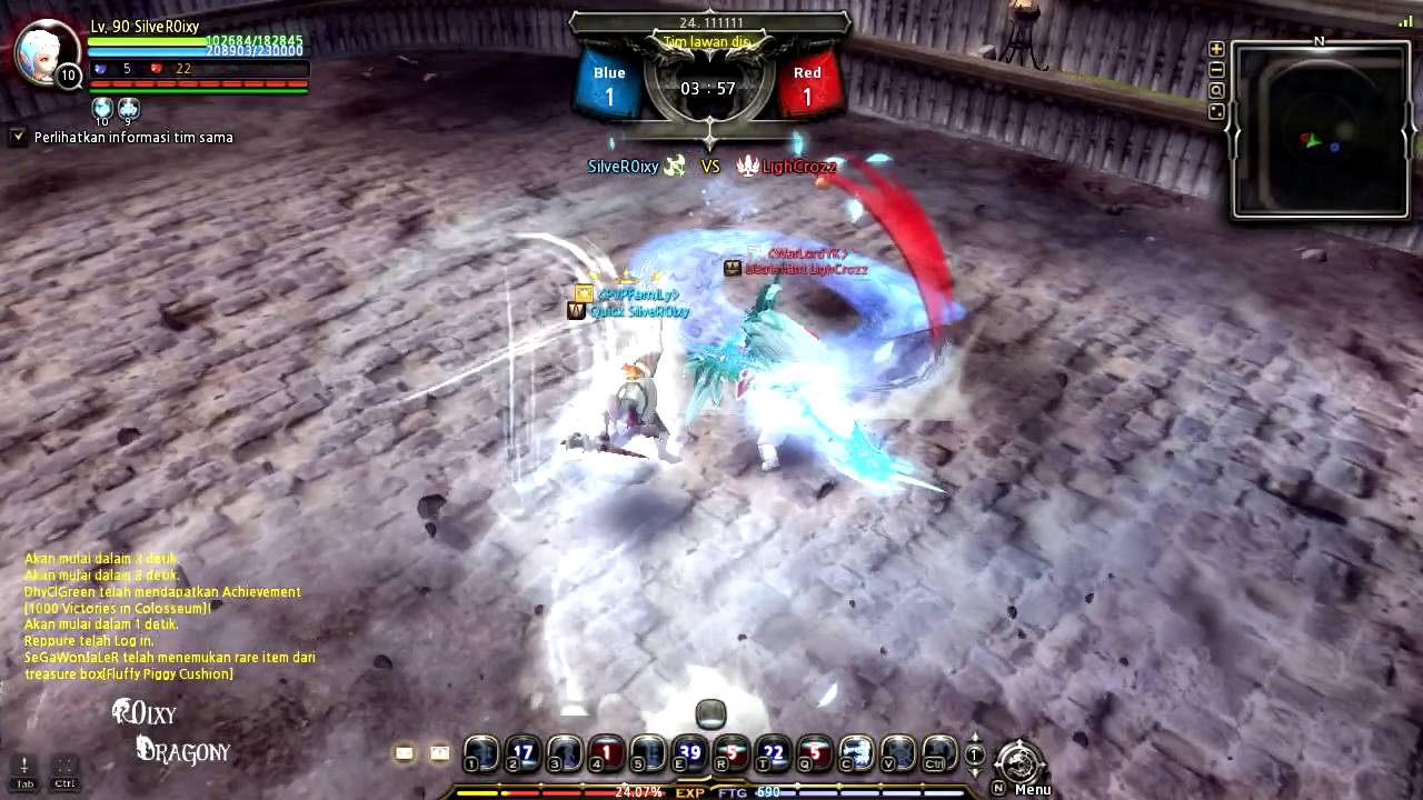 Dragon Nest INA - Silver Hunter PVP #2