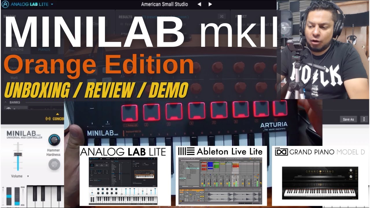 Teclado Controlador ARTURIA MINILAB MkII 🎹  | DAW & Librerías GRATIS | [Demo ı Registro & Descarga]