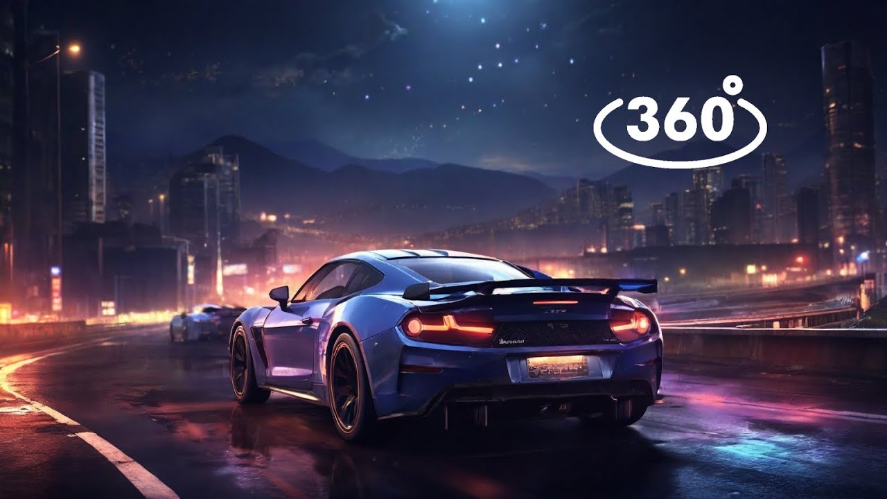 🌃 360&deg; Night City Drive | Immersive Virtual Reality Experience