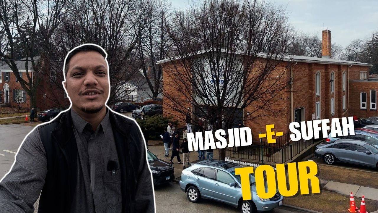 Masjid-E-Suffah Tour | Chicago Islamic Center Visit | Beautiful Masjid Vlog