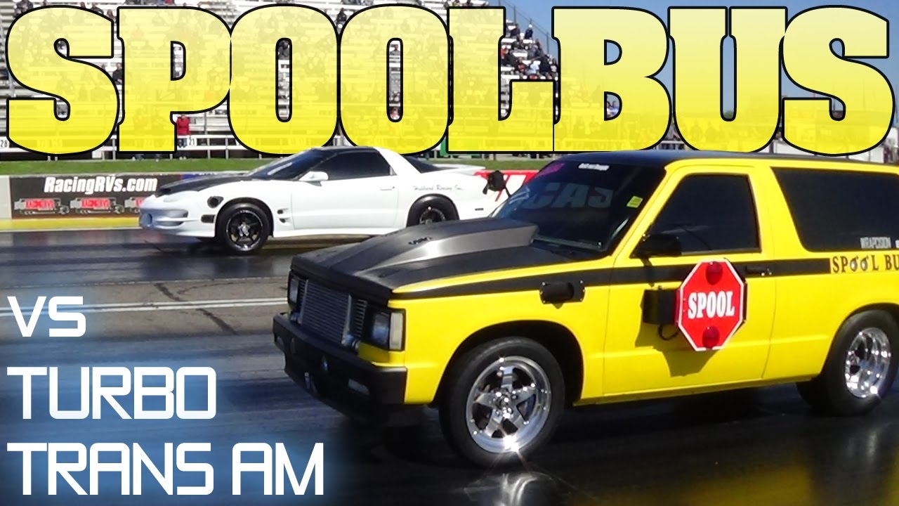 Spool Bus vs Stormtrooper, drag racing Street Car Takeover 2017 Indy
