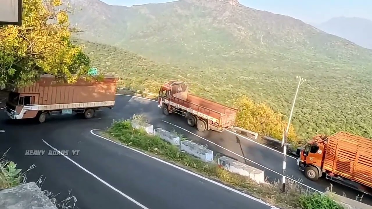 Rash driving of a lorry driver in ghat road