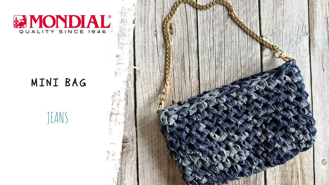 Mini Bag con fettuccia Jeans - step by step