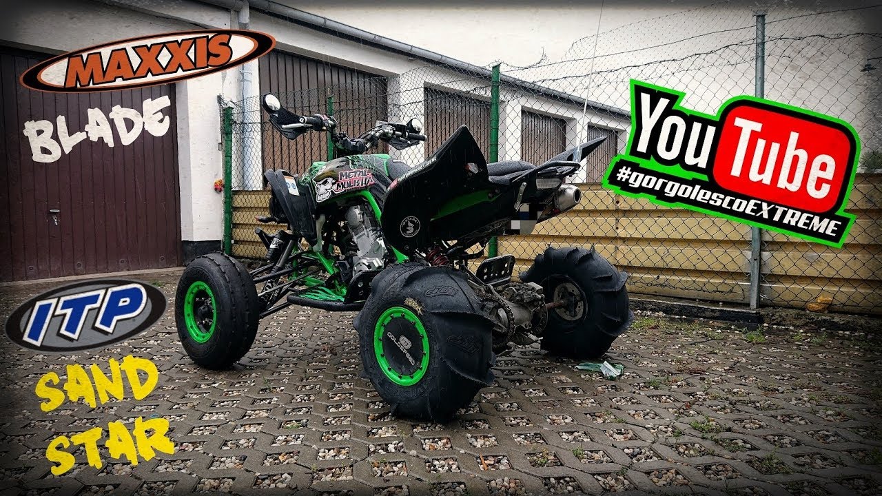 Zmiana opon, ITP sand star, MAXXIS blade