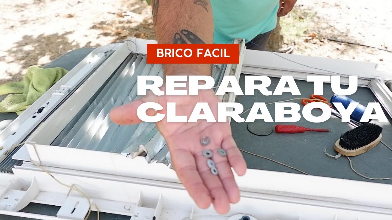 Como reparar el OSCURECEDOR y MOSQUITERA de la CLARABOYA de nuestra 🚐Autocaravana/Caravana -