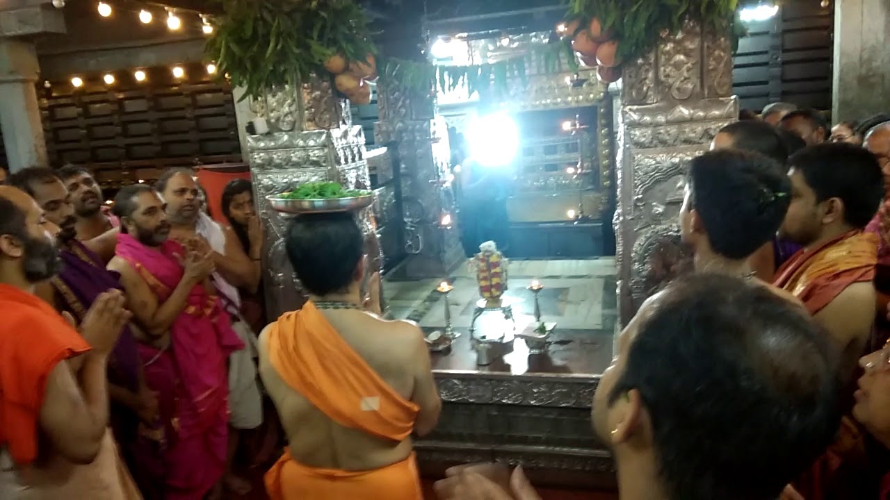 Ashada suddha Ekadhasi harivana seva by His Holiness Sri Vidhyadheesha theertha swamiji at udupi