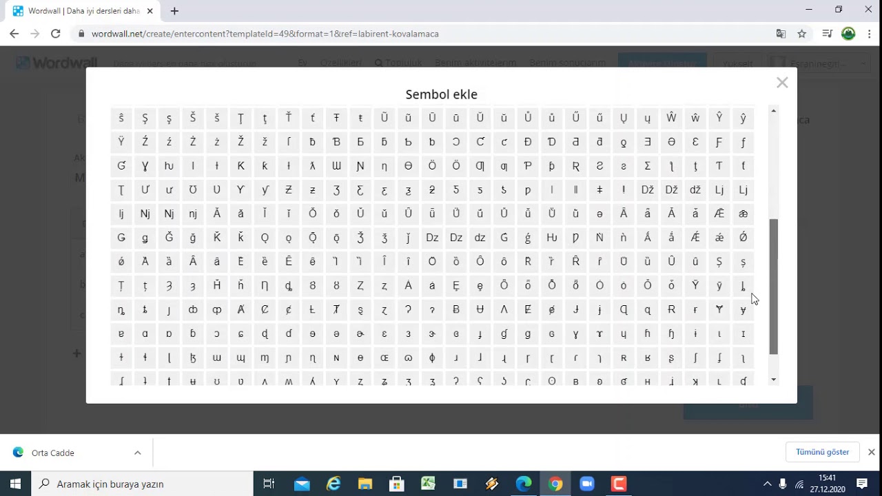 Wordwall oyun hazırlama aracı