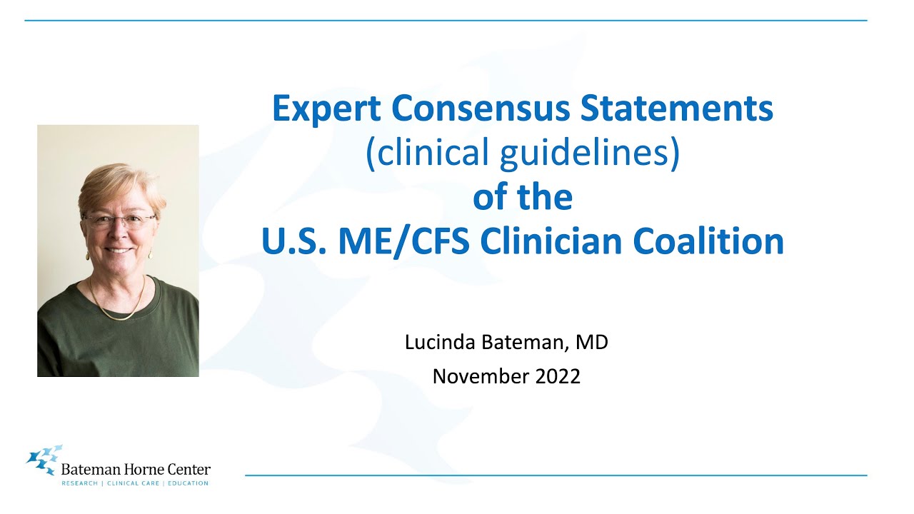 Expert Consensus Statements (clinical guidelines) of the U.S. ME/CFS Clinician Coalition