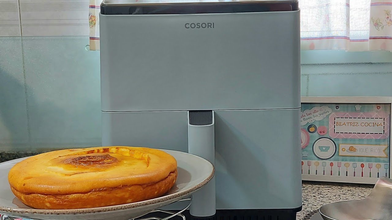 🤩🥮 LA FAMOSA TARTA DE QUESO LA VIÑA EN FREIDORA COSORI DUAL BLAZE CHEF EDITION //BEATRIZ COCINA