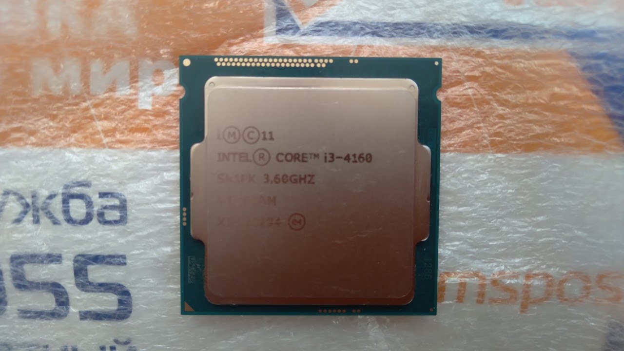 Короткий обзор на процессор intel core i3-4160