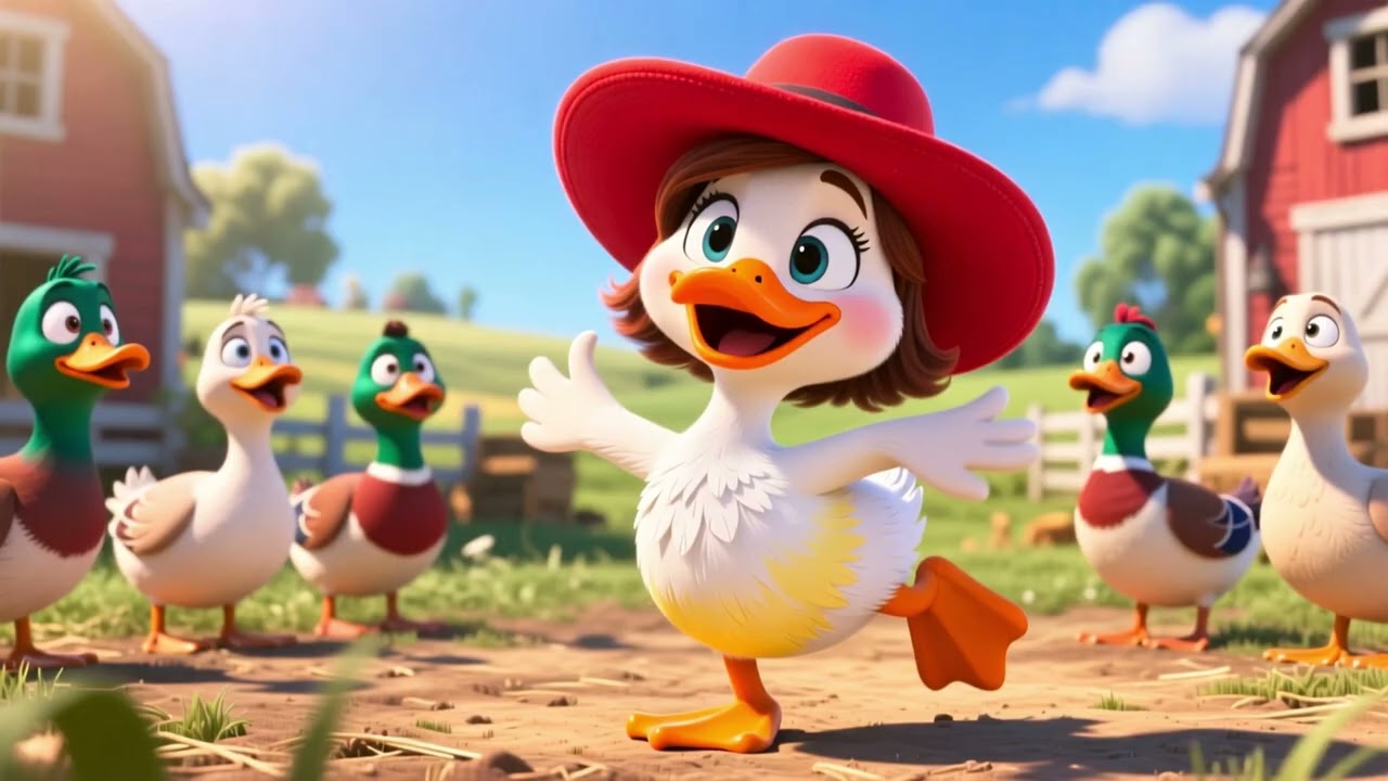 البطة الأنيقة والقبعة الضخمة 🦆🎩 | قصة ممتعة للأطفال عن المغامرة والموضة