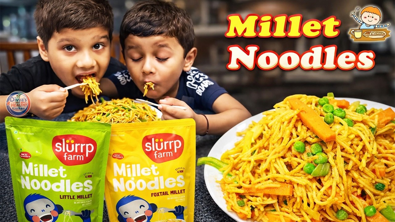 Slurrp farm millet noodles recipe | slurrp millet noodles | zero trans fat | mulltigrain noodles