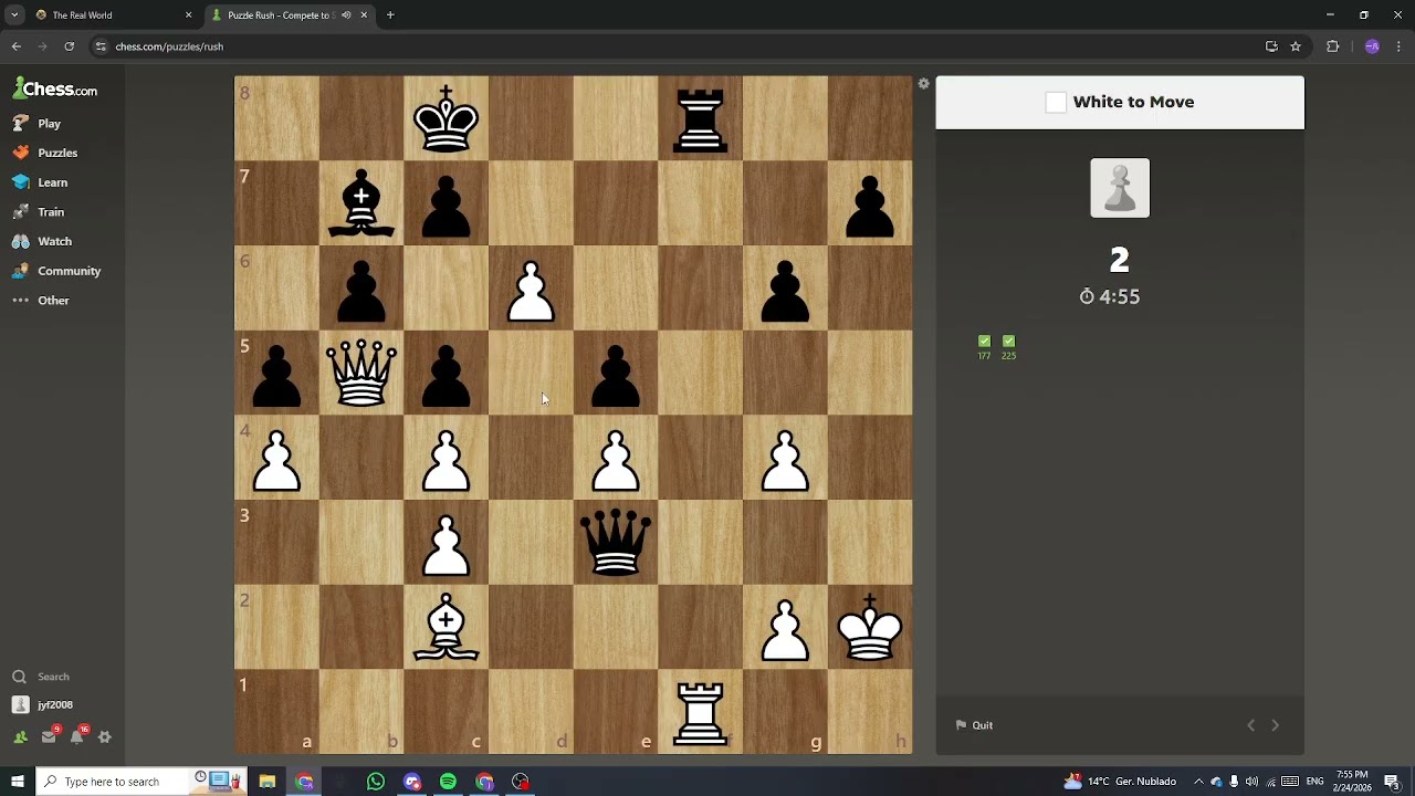Humans are terrible at chess.