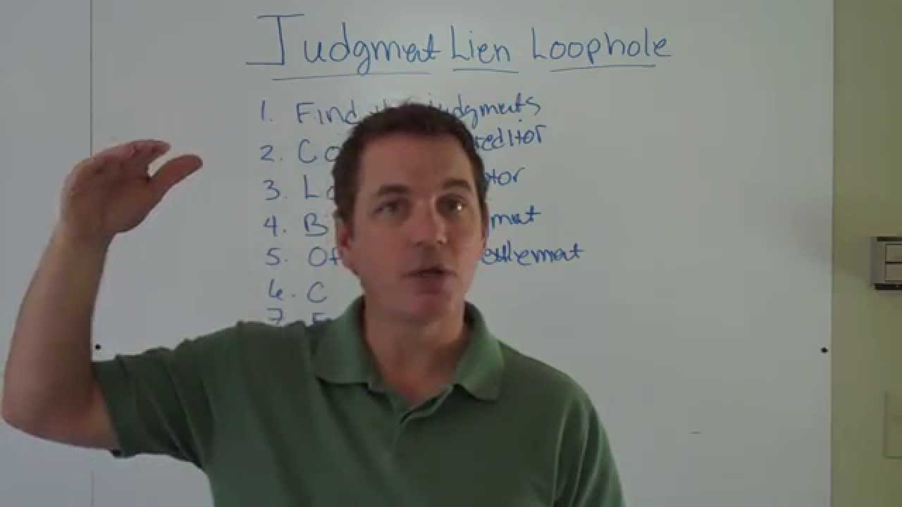 mike warren judgments lien loophole
