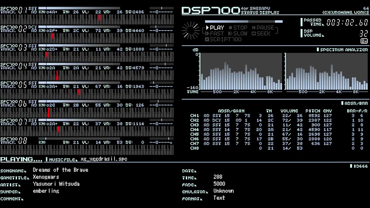 SPC700: Xenogears - Dreams of the Brave