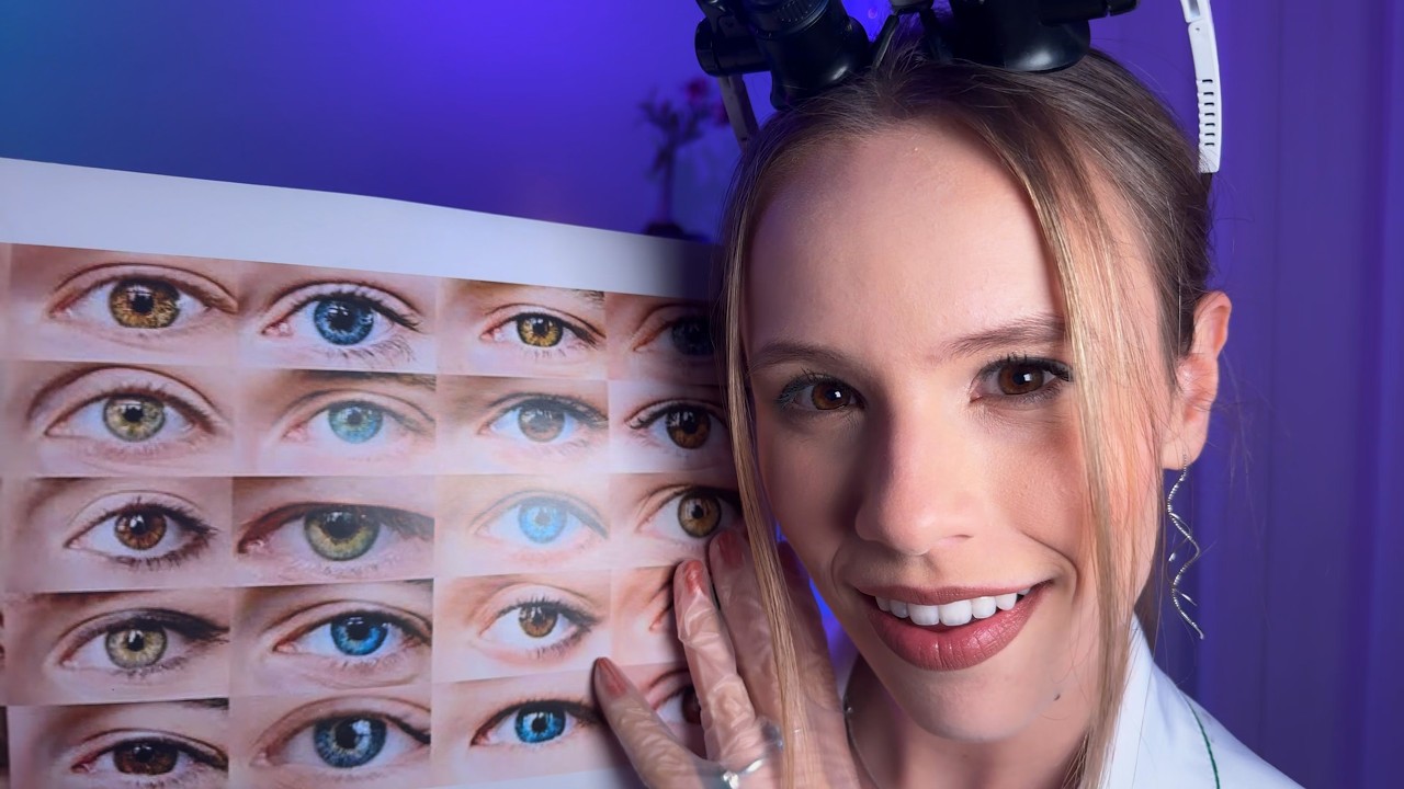 ASMR VOU MUDAR A COR DOS OLHOS NOVAMENTE até VOCÊ DORMIR 👁️