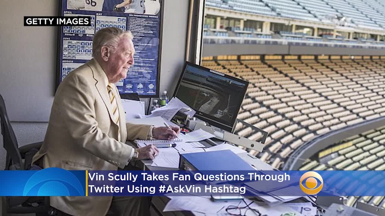 Vin Scully Takes Fan Questions Through Twitter Using 