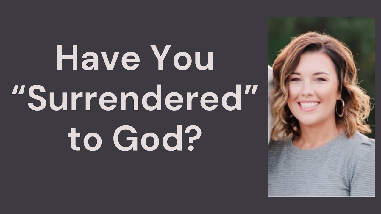 Stop Striving to Surrender and Start Resting in Christ