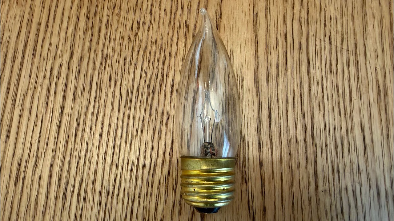 60watt Clear CA-Shaped Incandescent Light Bulb