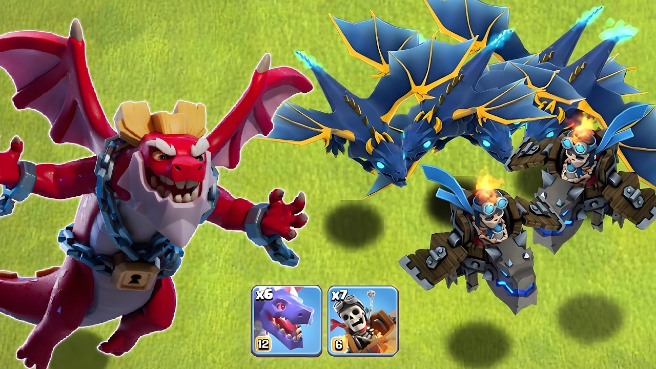Hydra Army with Dragon Duke DOMINATING Legend League | Clash of Clans
