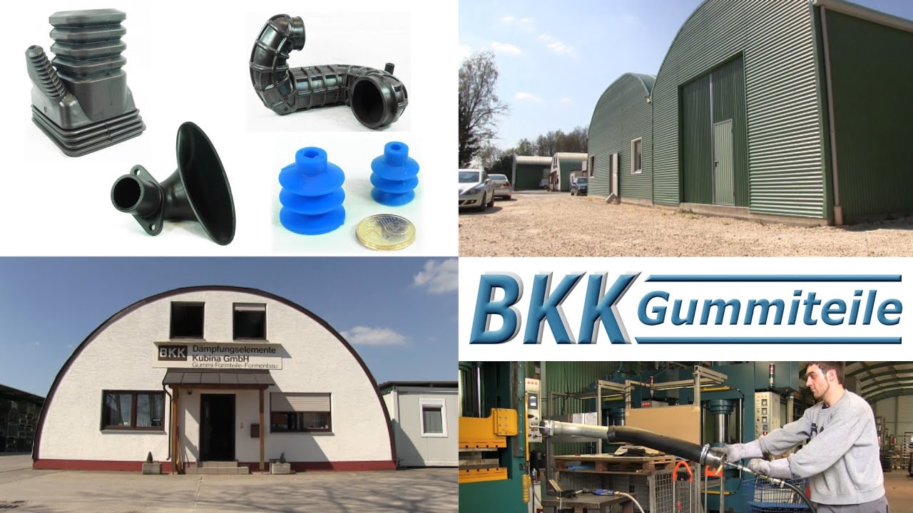 BKK Gummiteile. Entwicklung und Fertigung von speziellen Bauelementen aus Gummi.