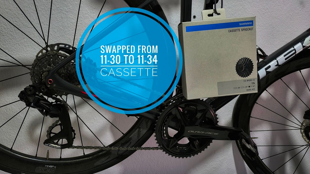 How to swap from 11-30 to 11-34 cassette without chain replacement