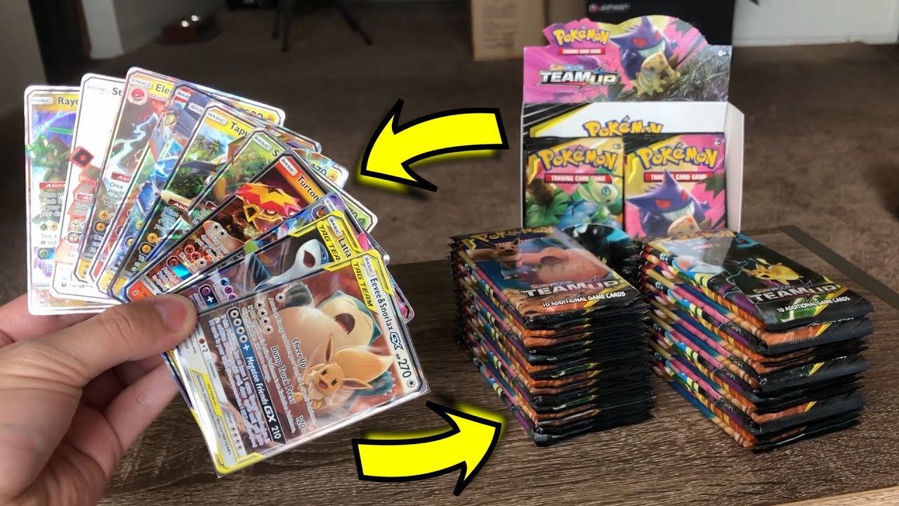 I pulled SO MANY ULTRA RARE POKEMON CARDS in this *NEW* TEAM UP Booster Box Opening!