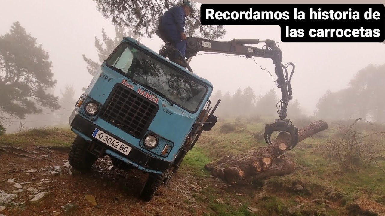 Carroceta en apuros! Así llevé los troncos.