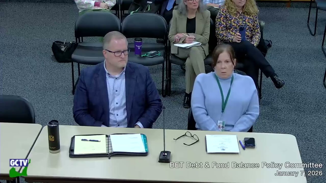 BET Debt & Fund Balance Policy Committee, January 7, 2026